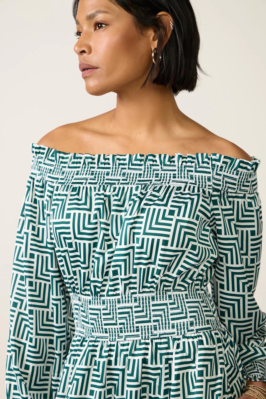 Hailey Off the Shoulder Maxi Dress - Image 2
