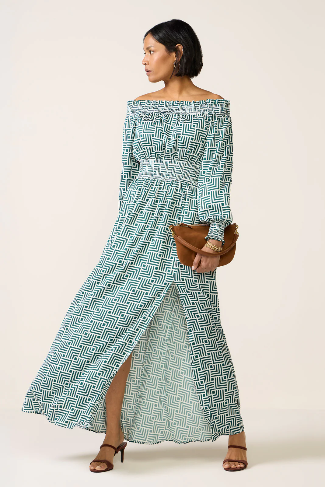 Hailey Off the Shoulder Maxi Dress - Image 5