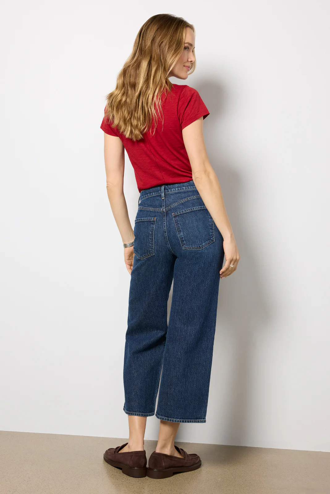 Harper Wide Leg Crop Jean - Image 4