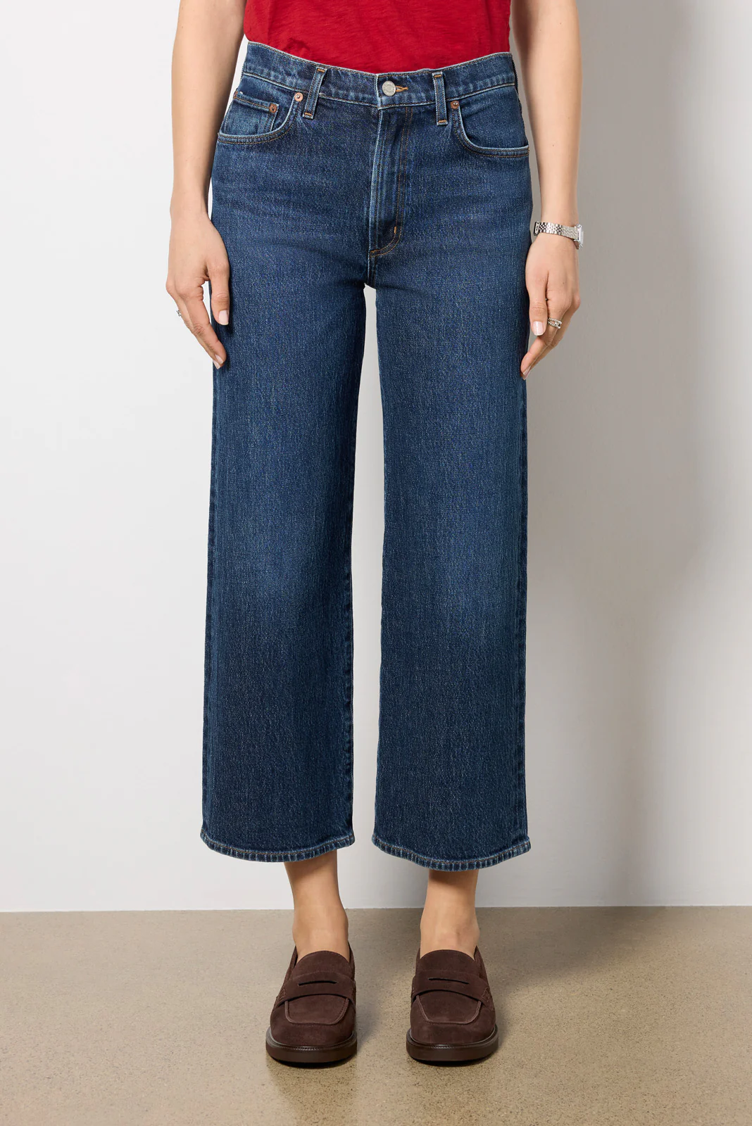 Harper Wide Leg Crop Jean - Image 5