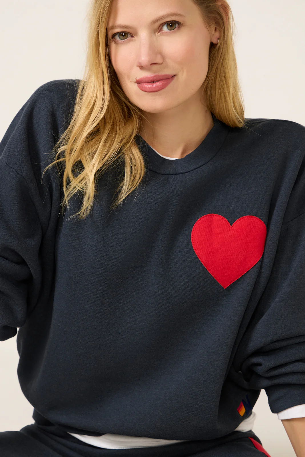 Heart Stitch Crew Sweatshirt - Image 3