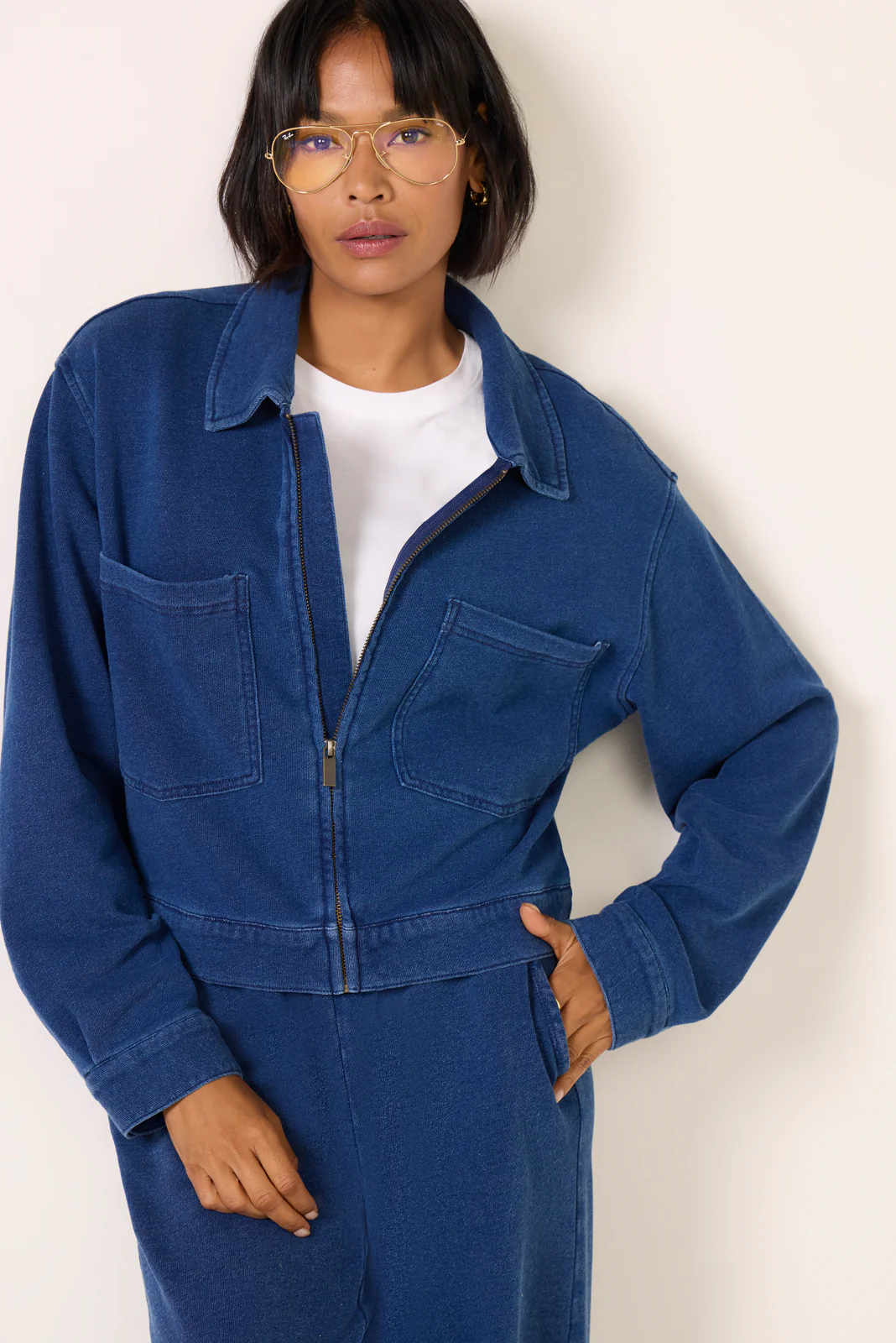Heritage Knit Denim Jacket - Image 3
