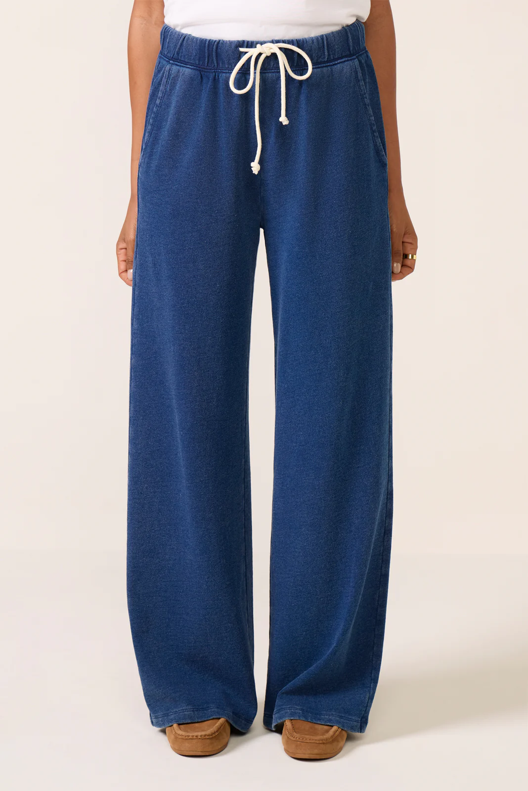 Hunter Knit Denim Wide Leg Pant - Image 6