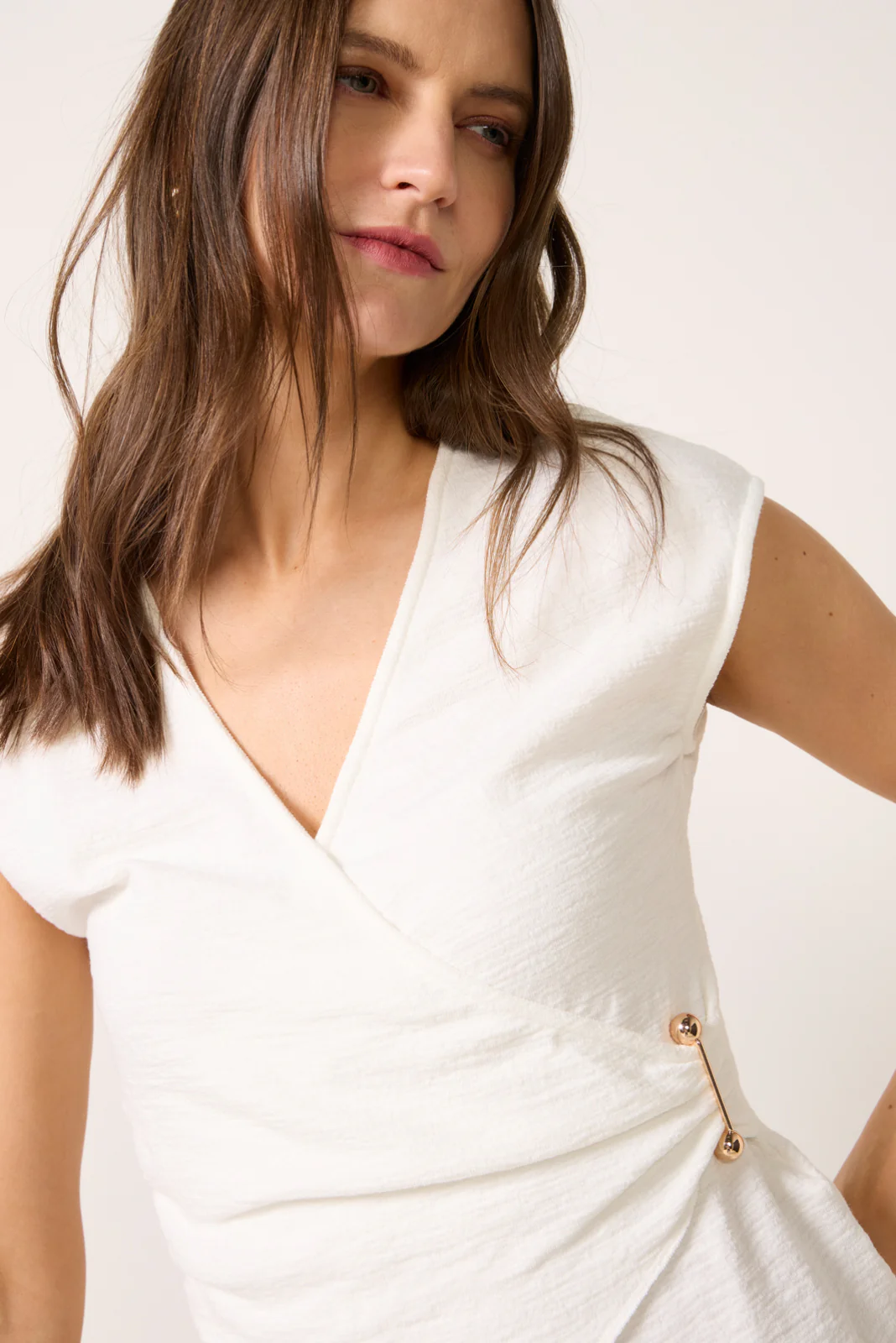 Ivy Faux Wrap Top - Image 3