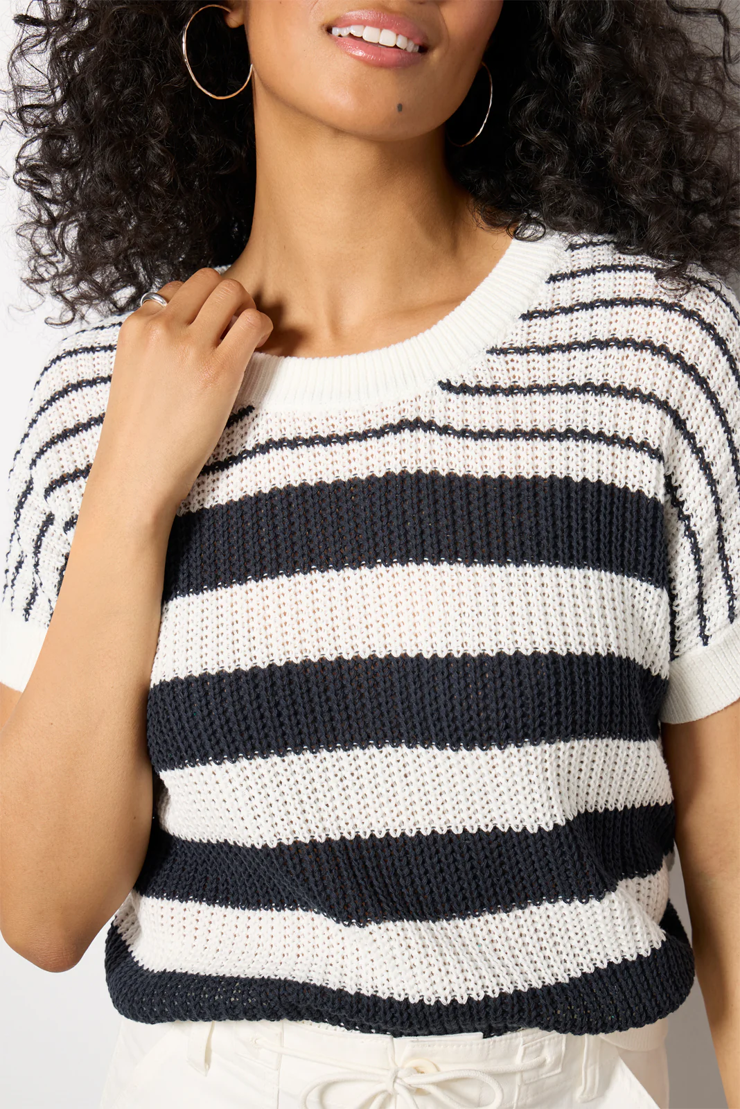 Ivy Open Weave Tee - Image 5