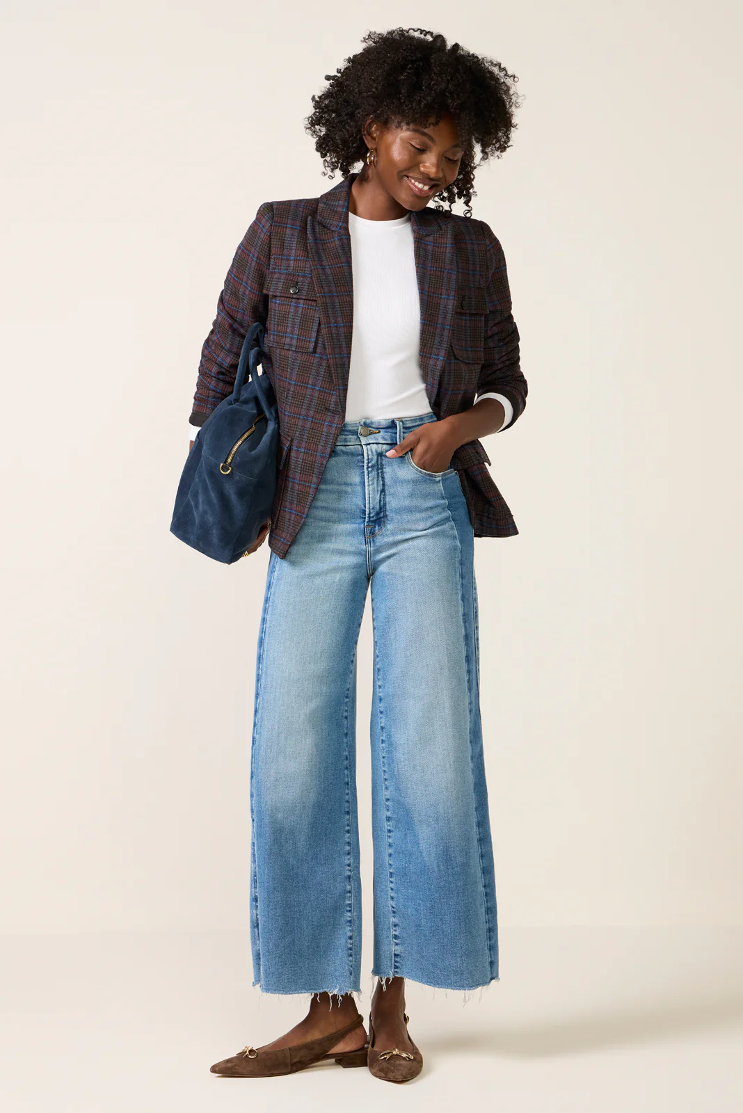 Jackie Plaid Blazer - Image 2