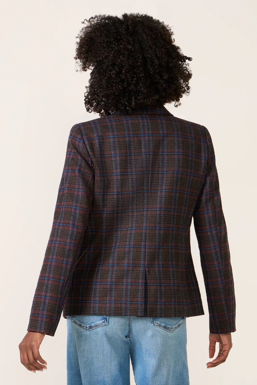 Jackie Plaid Blazer - Image 4