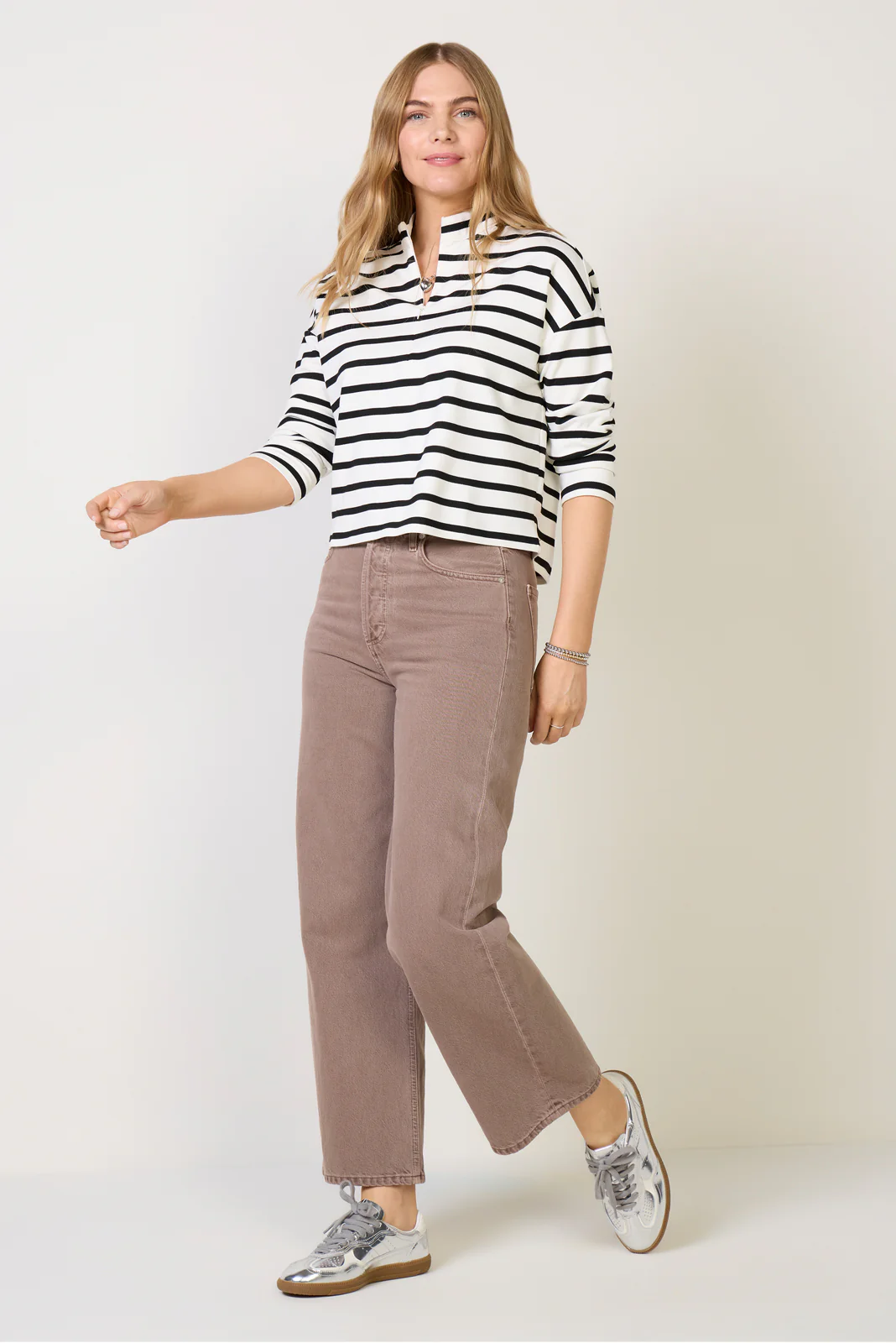 Jane Quarter Zip Top - Image 2
