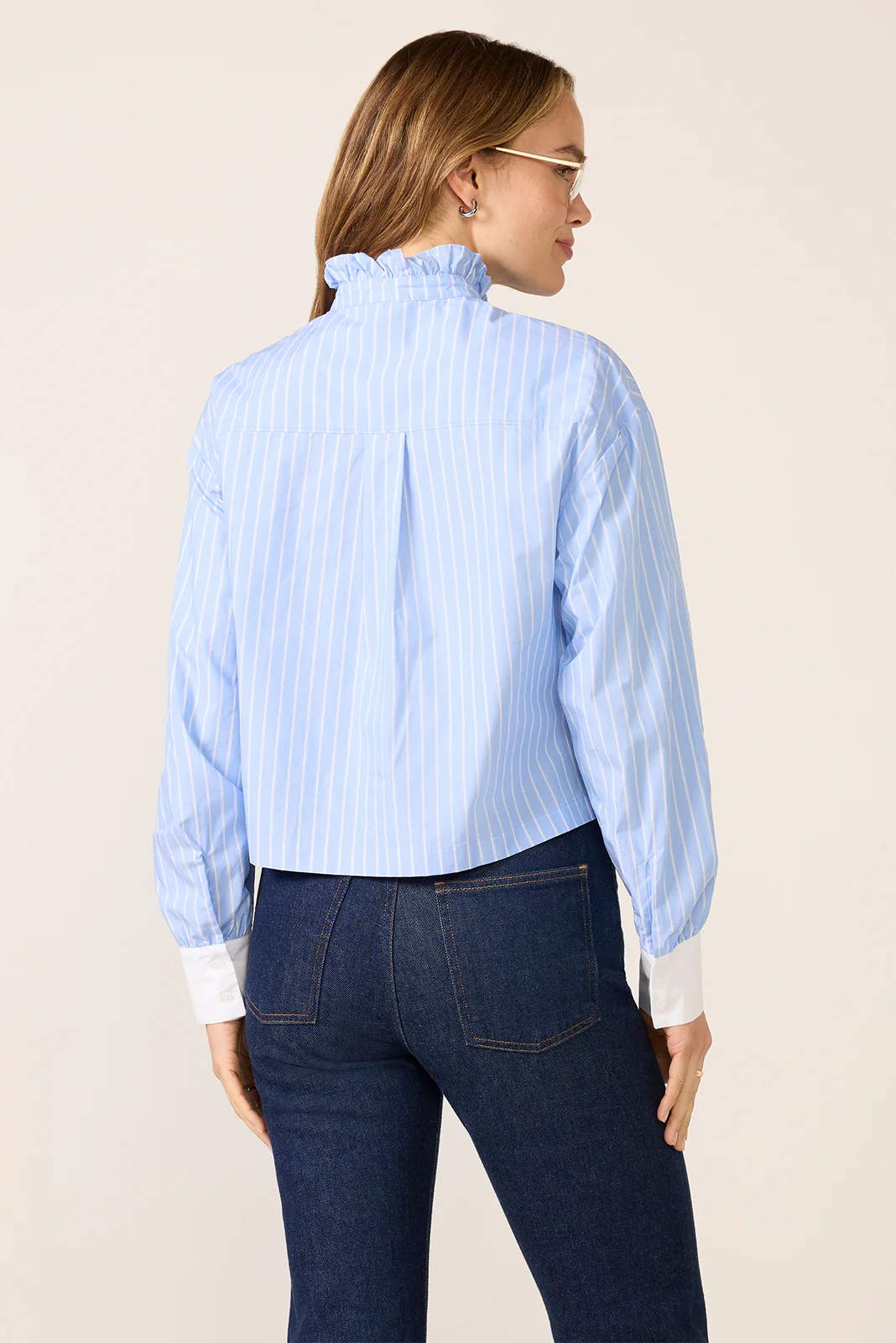 Janna Ruffle Trim Shirt - Image 4