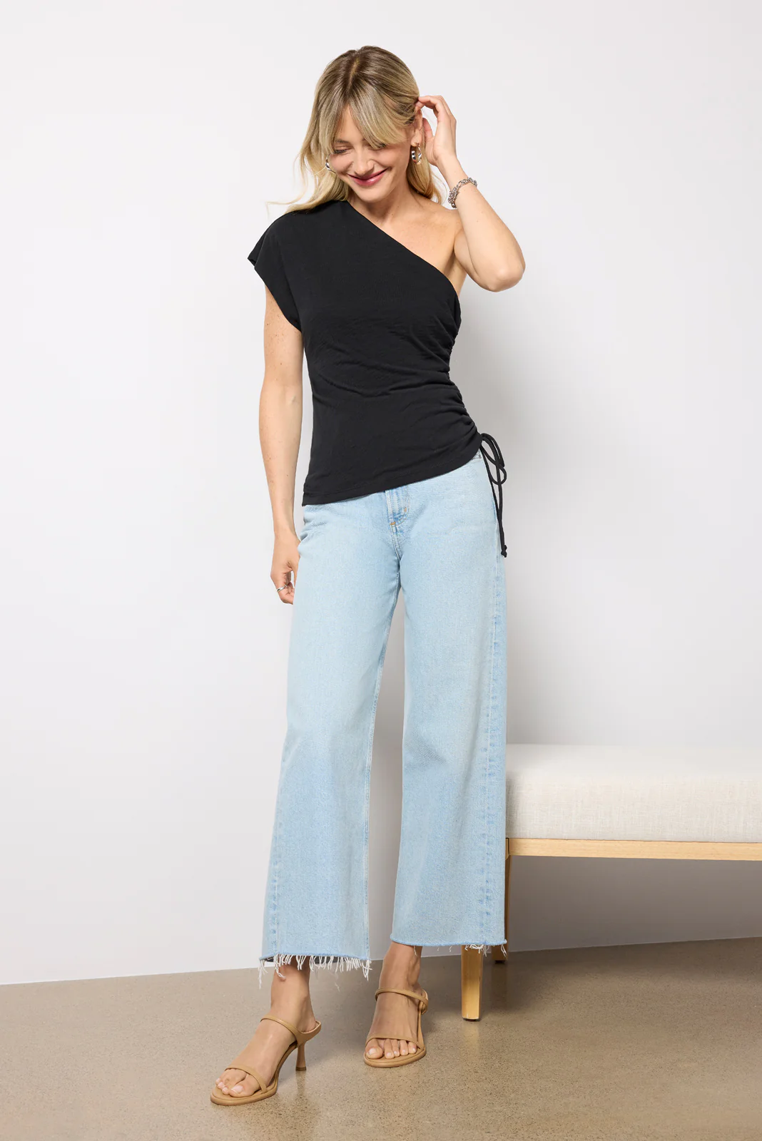 Jaylen Asymmetrical Tee - Image 2