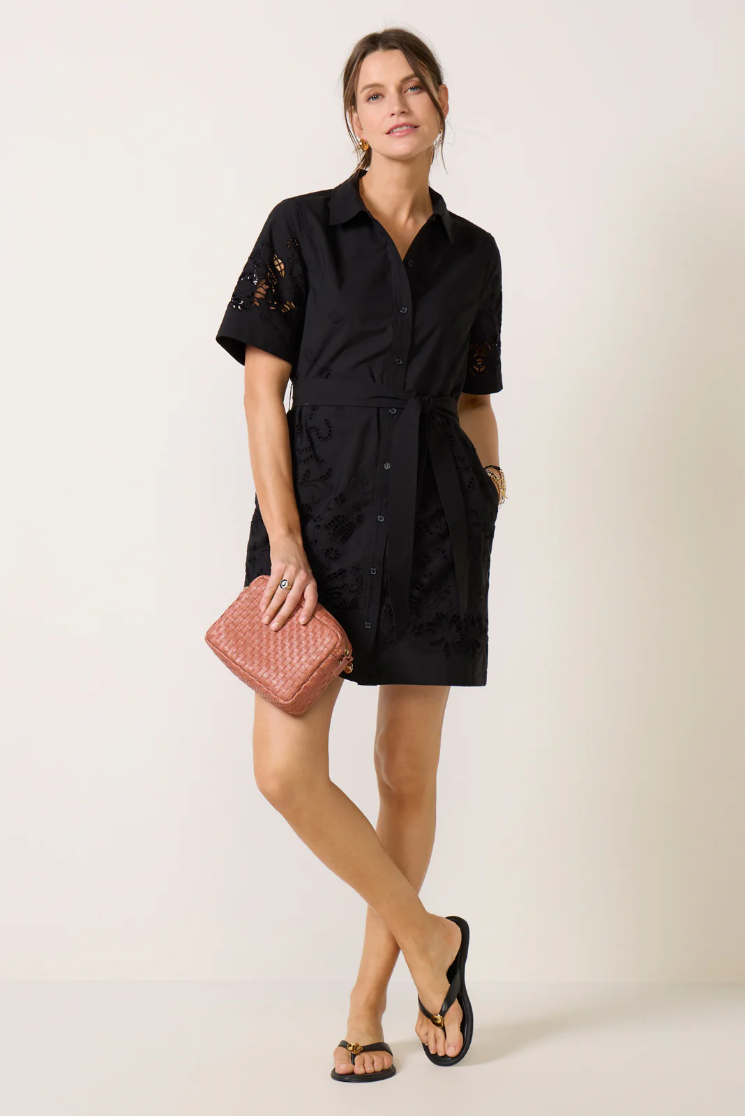 Jenna Eyelet Dress - Image 2