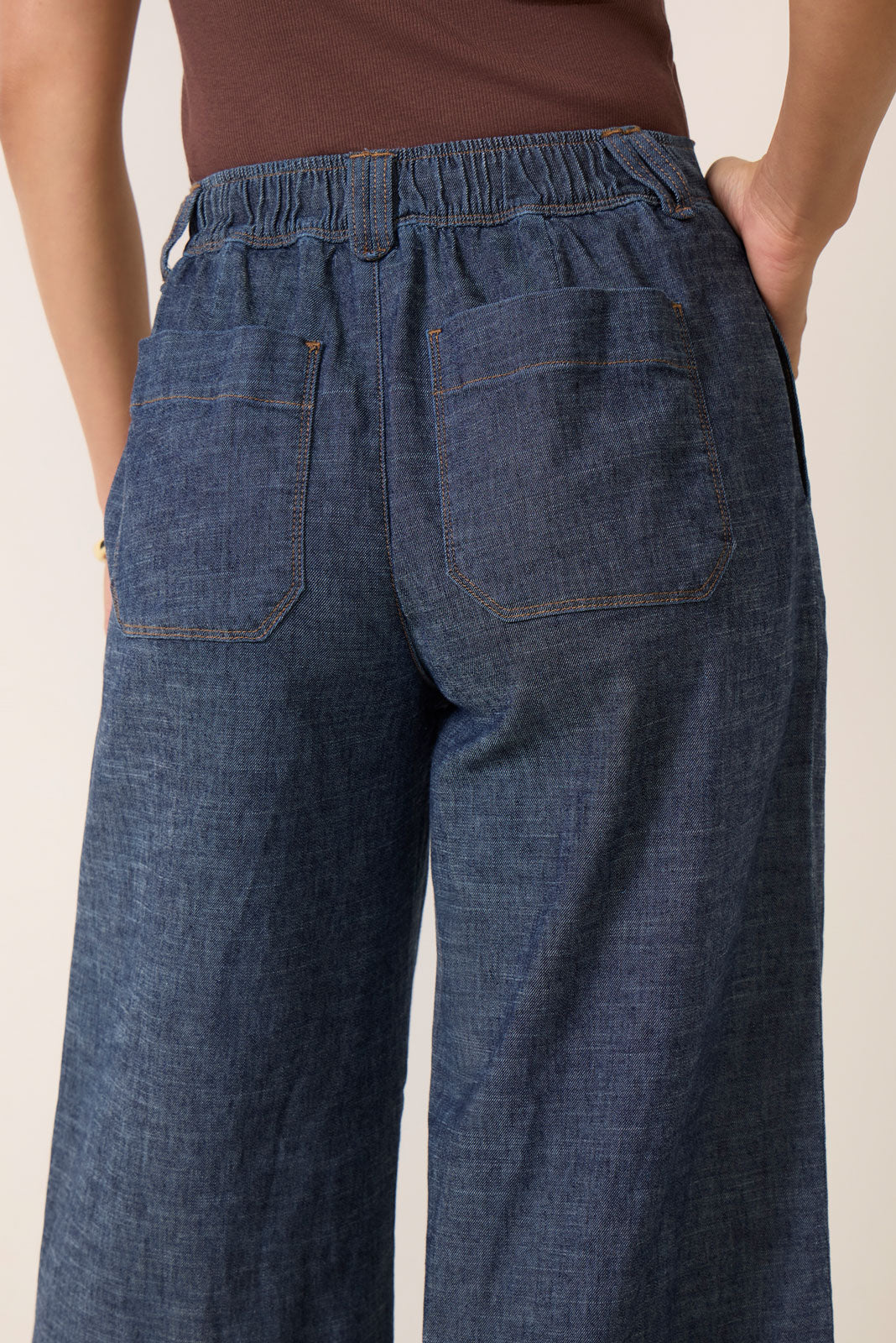 Jenny Pleated Culotte Pant - Image 3