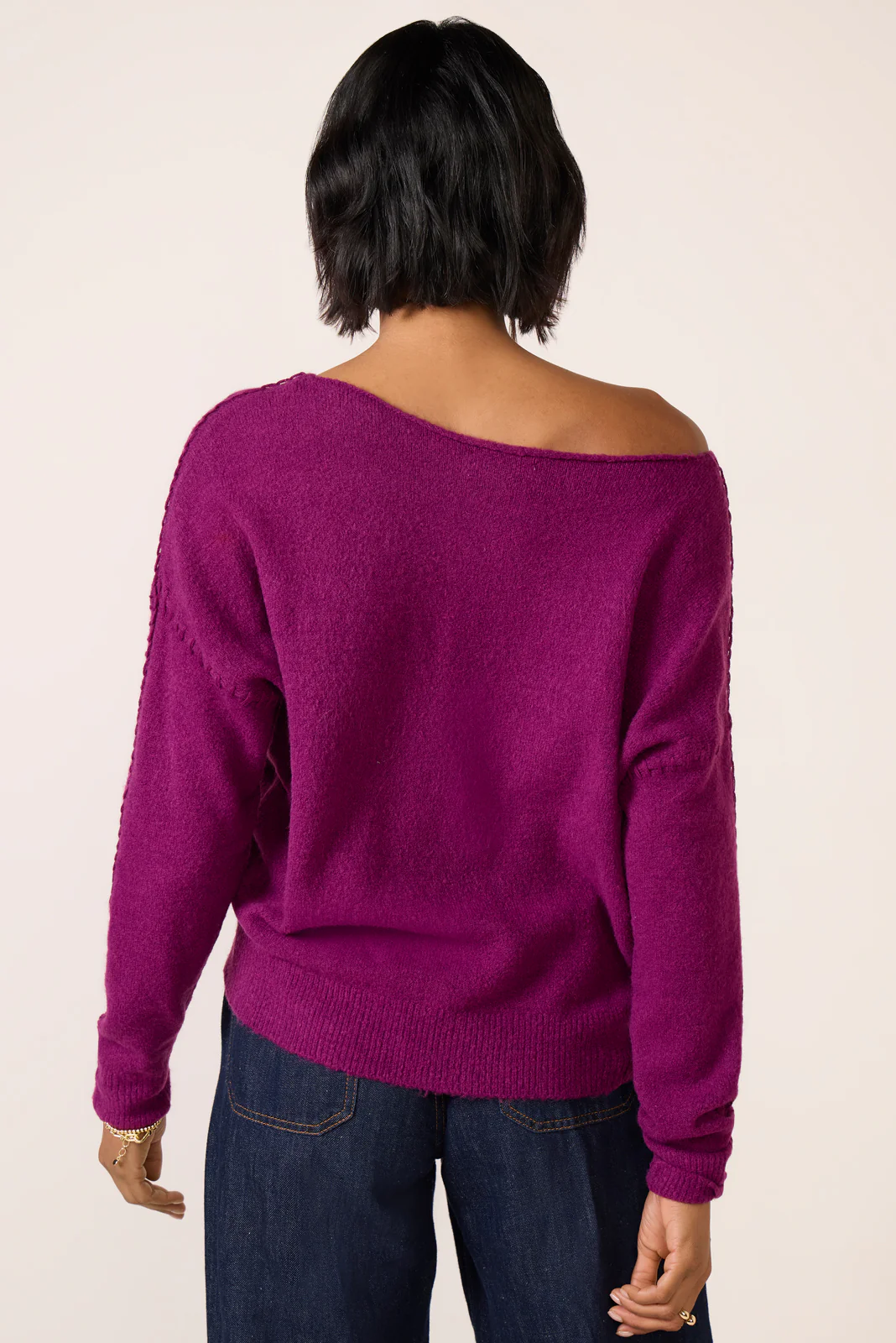 Jessie Whipsitch Off Shoulder Sweater - Image 4
