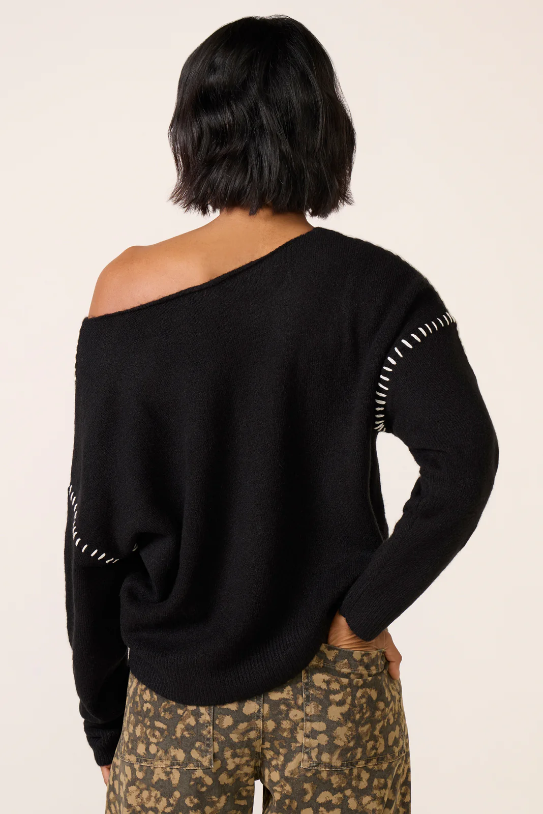 Jessie Whipsitch Off Shoulder Sweater - Image 4