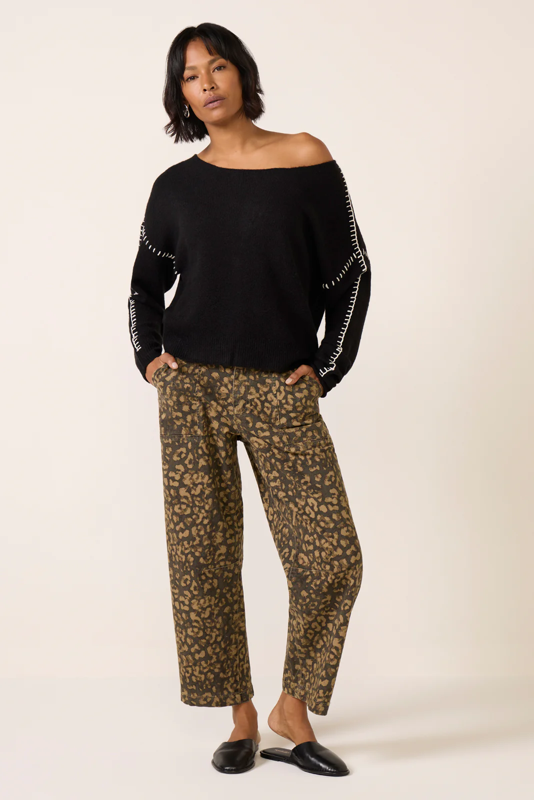 Jessie Whipsitch Off Shoulder Sweater - Image 5