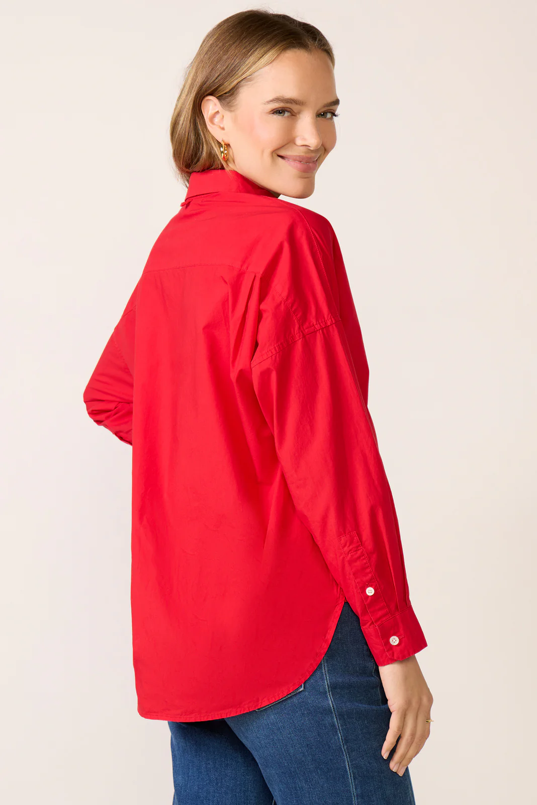 Jo Shirt in Cotton Poplin - Image 4