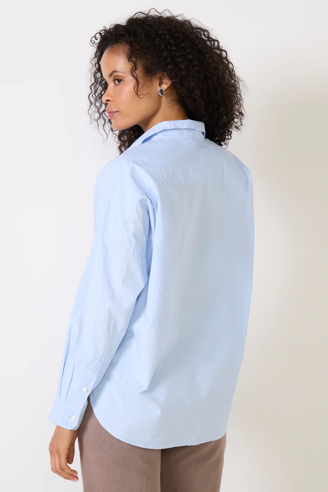 Jo Shirt in Cotton Poplin - Image 4