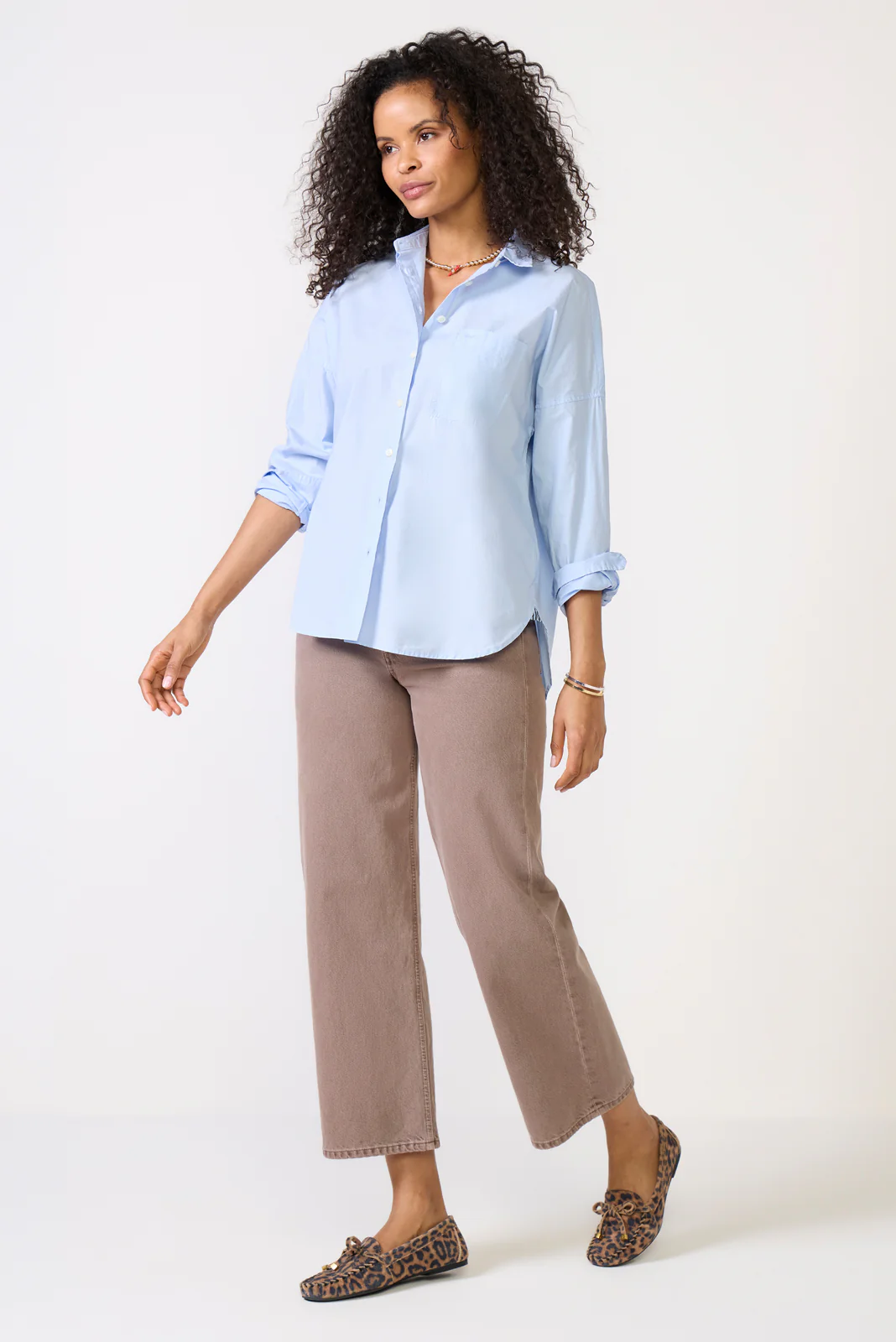 Jo Shirt in Cotton Poplin - Image 5