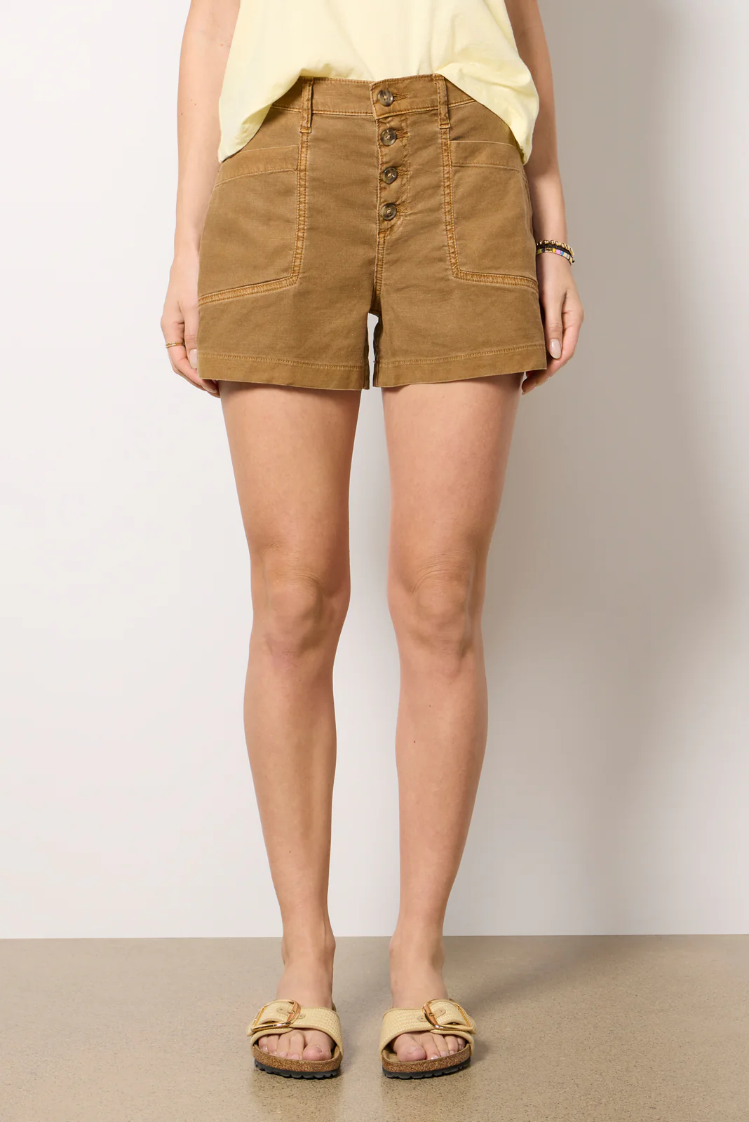 Joelle Stretch Linen Short - Image 6