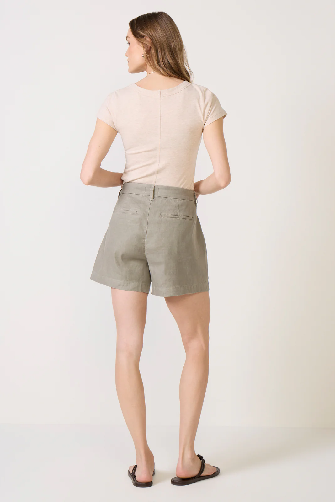 Joelle Stretch Linen Short - Image 5