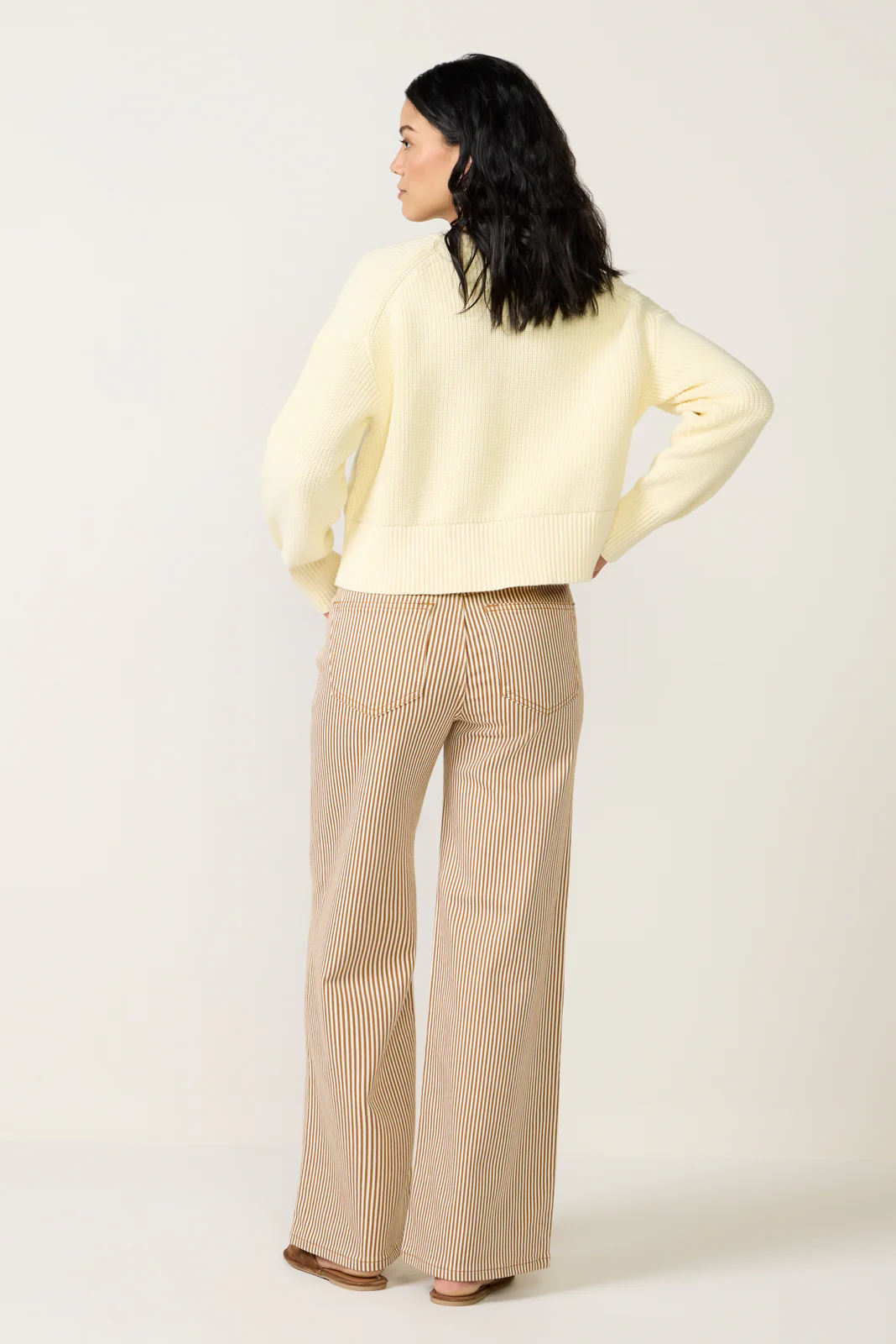 Joelle Stripe Wide Leg Pant - Image 4