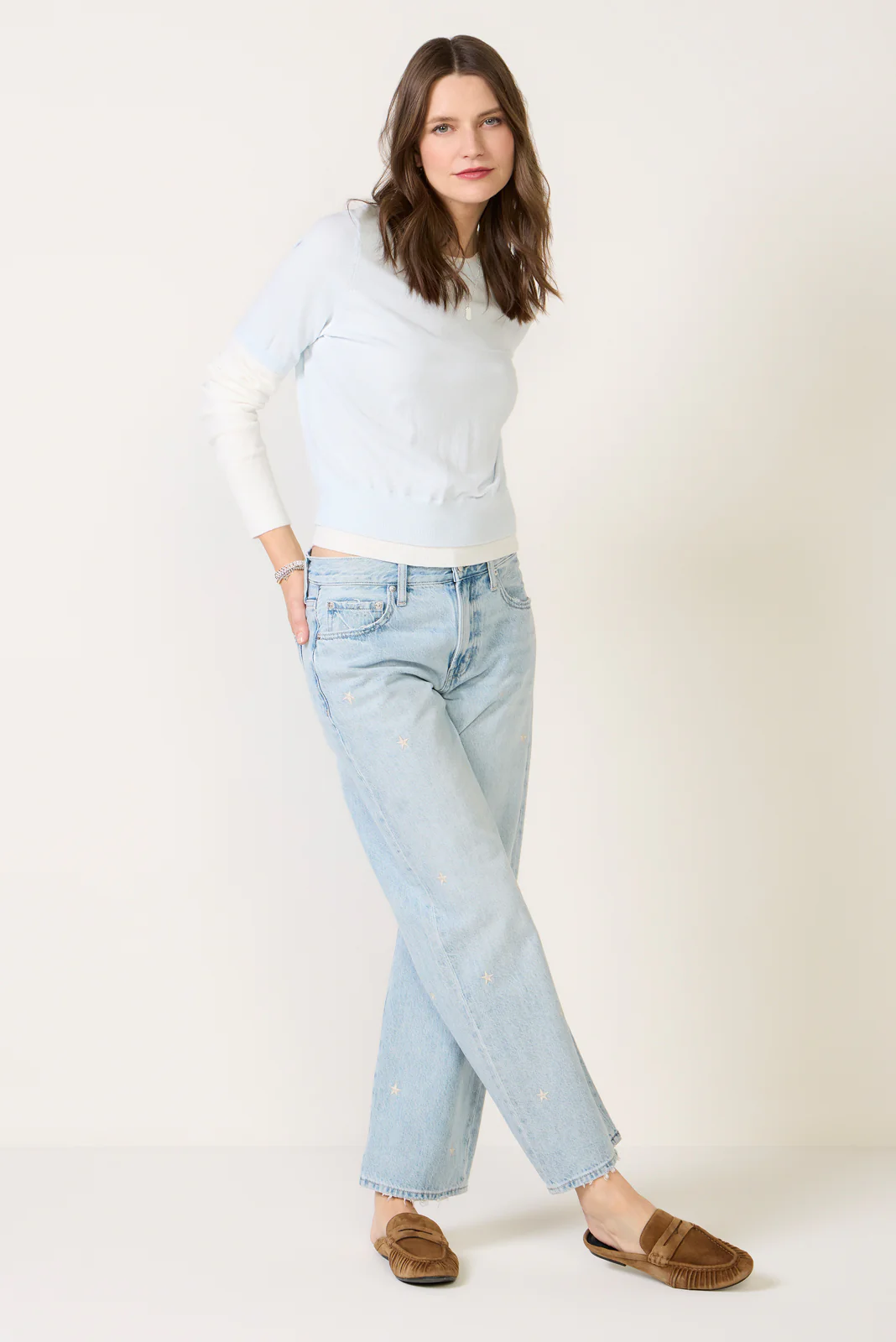 Joie Twofer Sweater Tee - Image 2