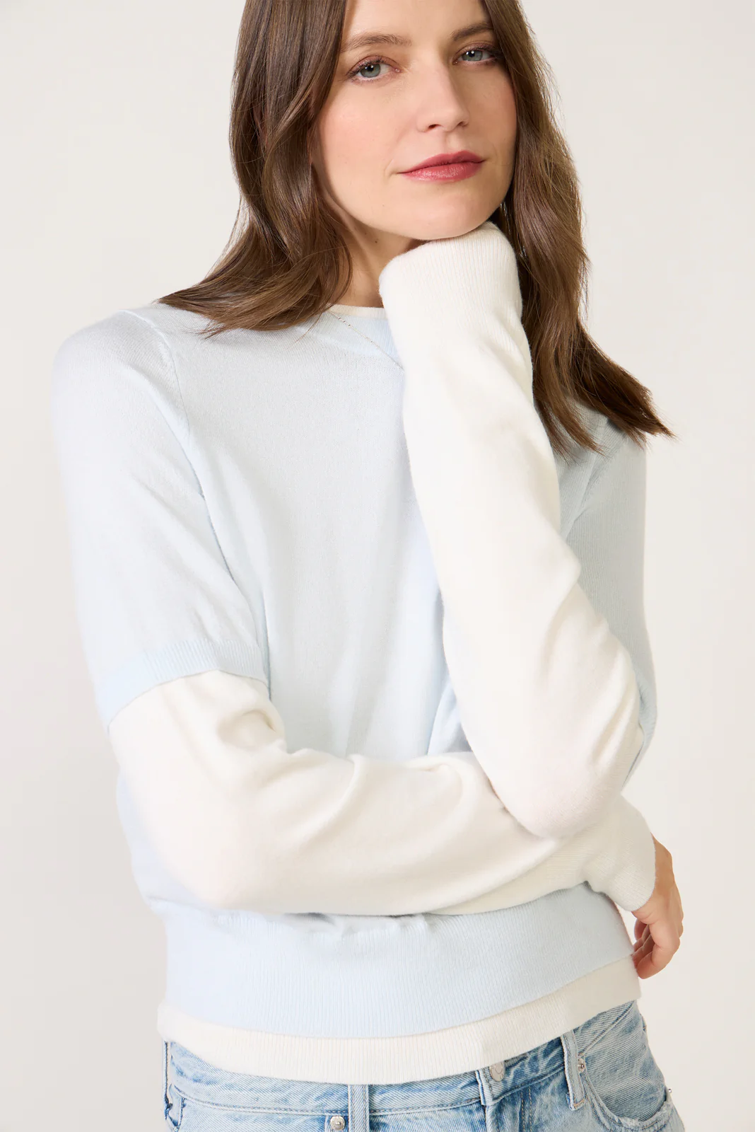 Joie Twofer Sweater Tee - Image 3