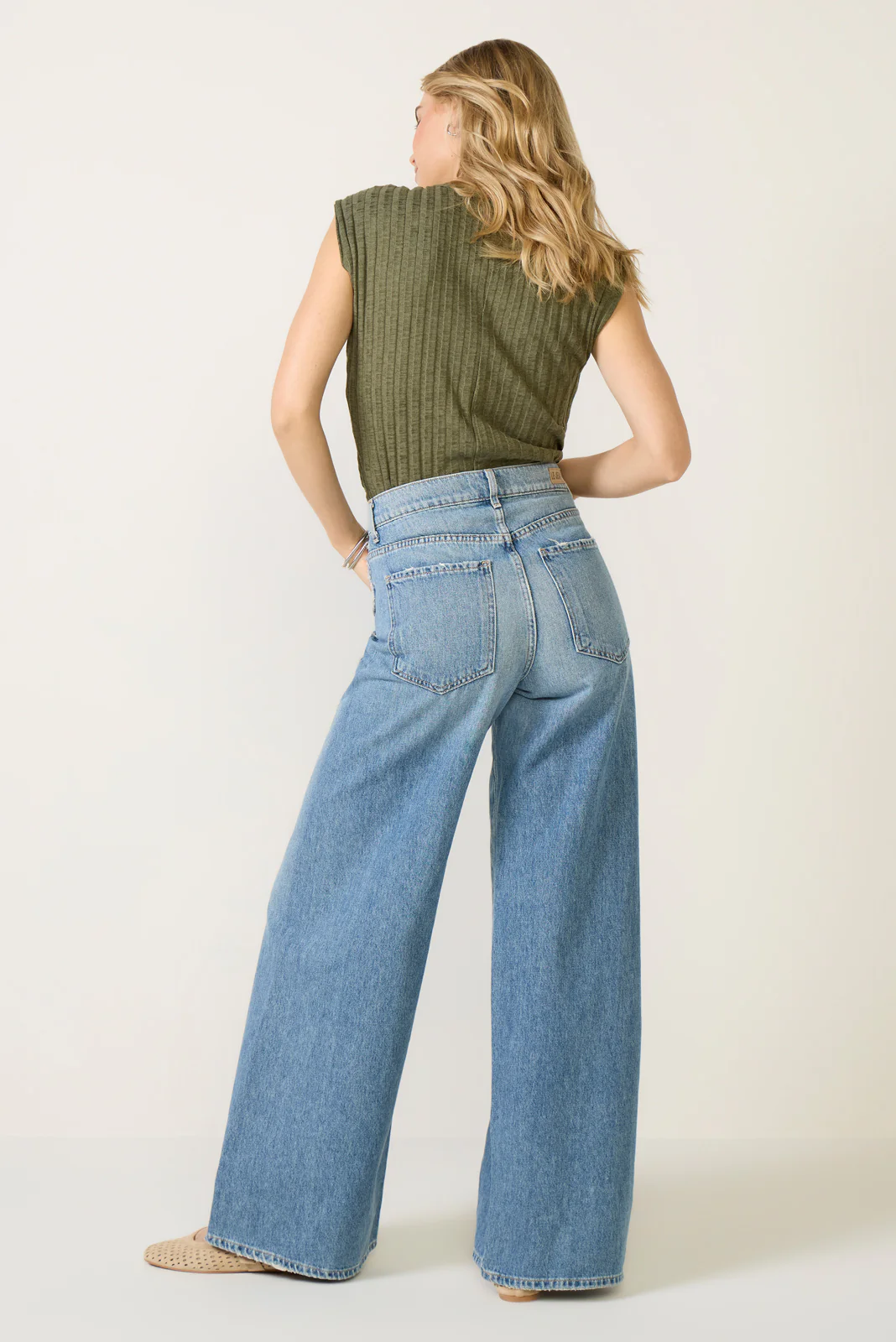 Joss Wide Leg Fray Outseam - Image 4