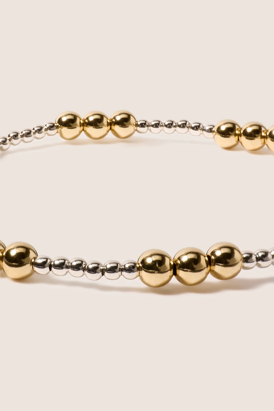 Joy Mixed Metal 4mm Bracelet - Image 2