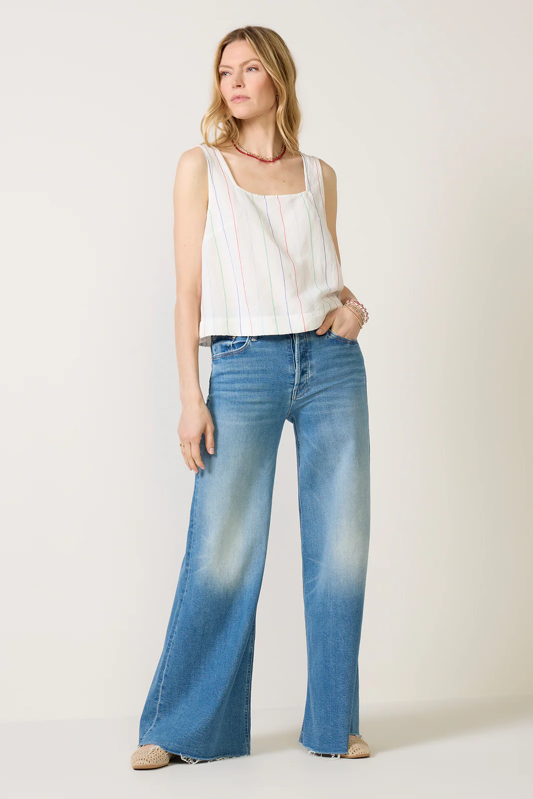 Jules Linen Tank - Image 2