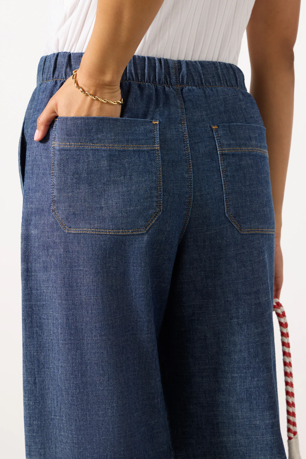 Julia Stretch Linen Lounge Pant - Image 6