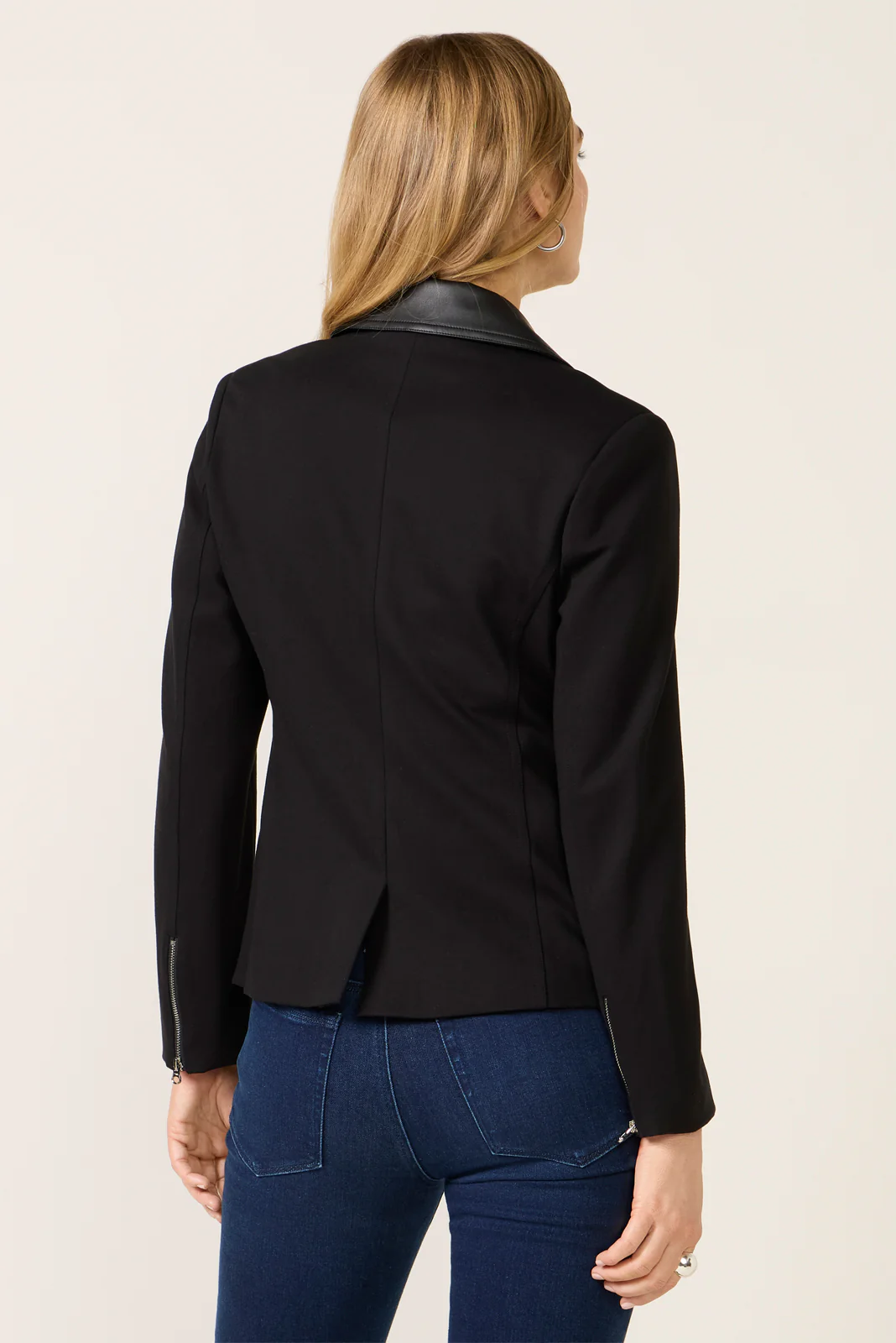 Kaiya Mixed Media Blazer - Image 4