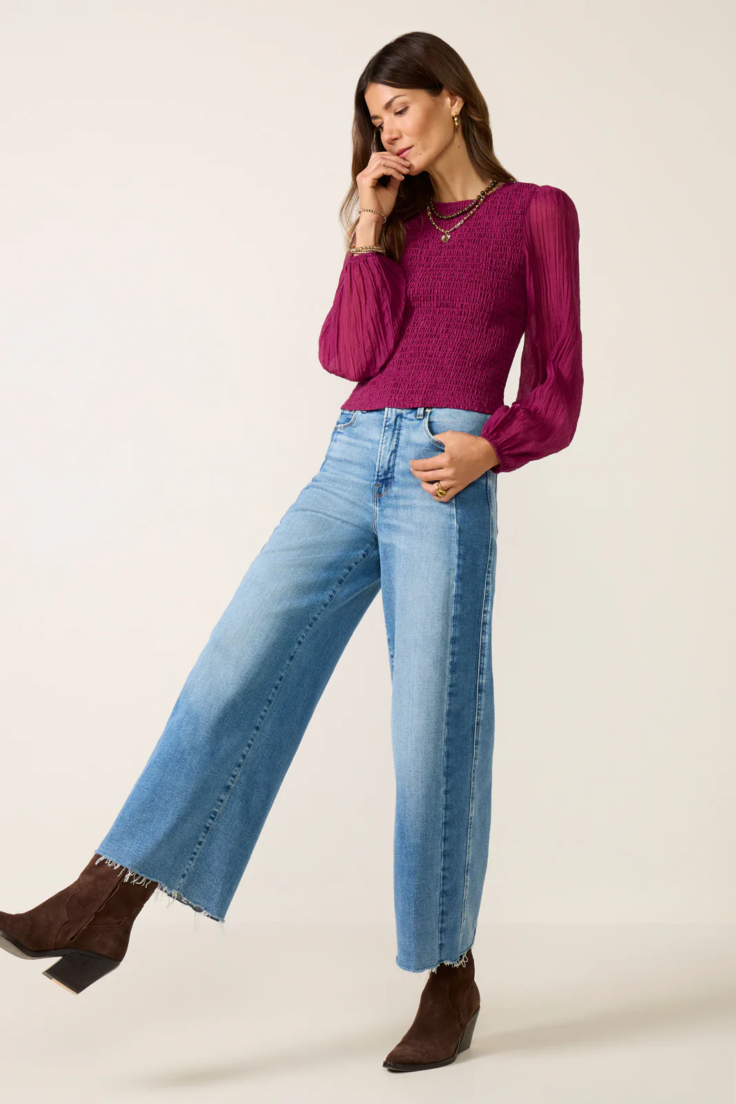 Kendall Smocked Blouse - Image 2