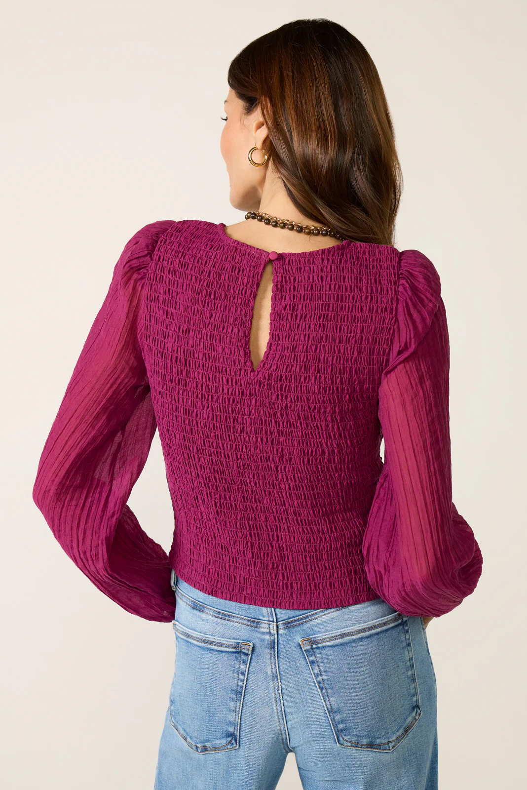 Kendall Smocked Blouse - Image 4