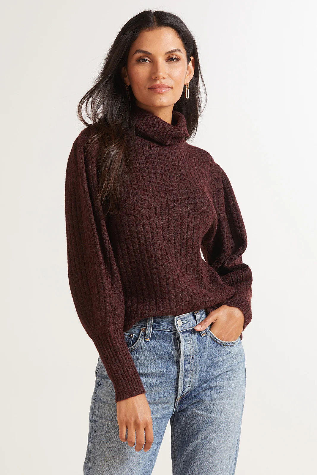 Kenzie Balloon Turtleneck Pullover - Image 5
