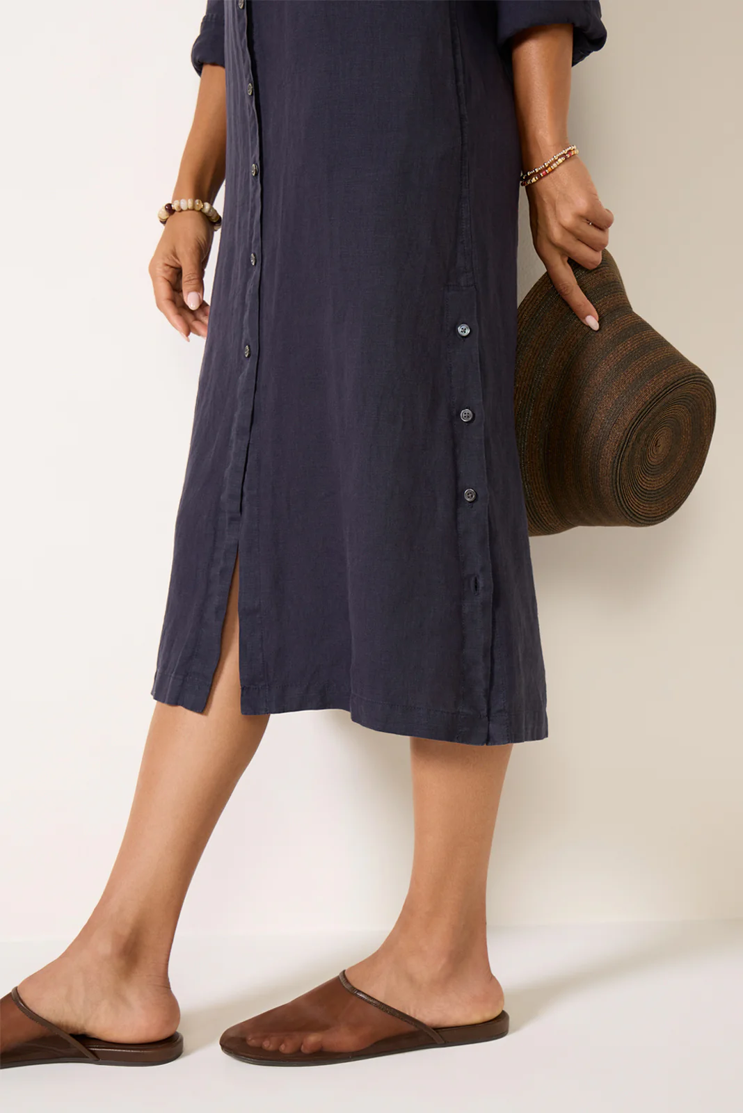 Kerry Linen Shirt Dress - Image 2