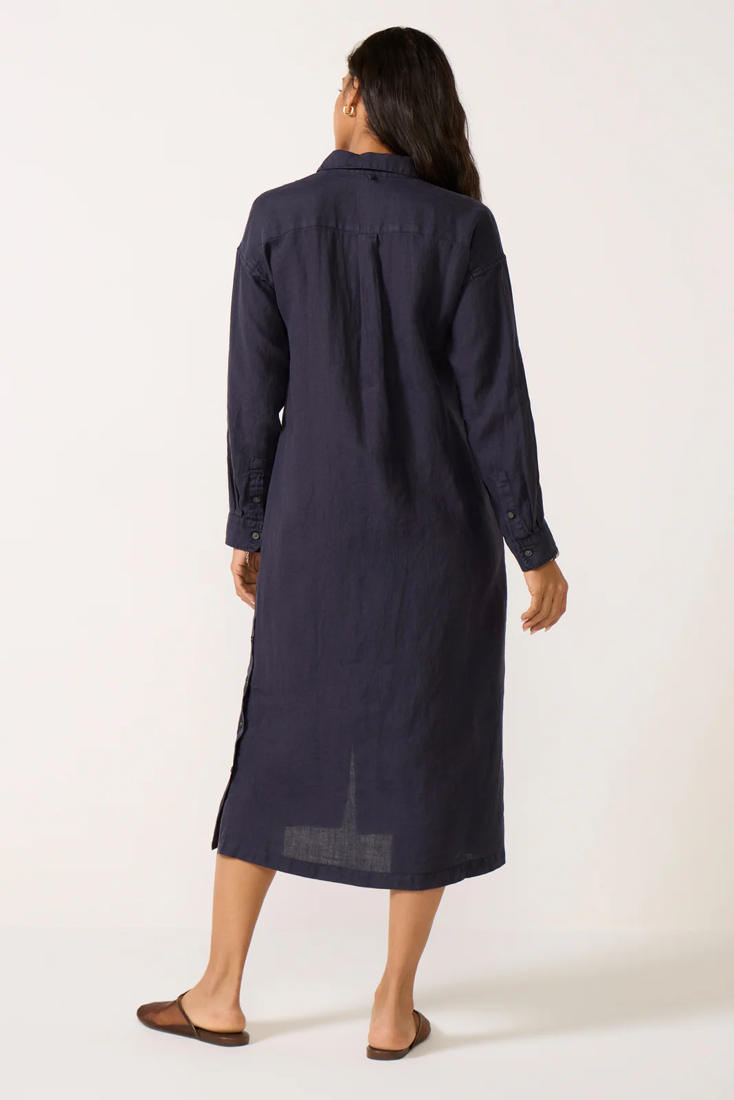 Kerry Linen Shirt Dress - Image 4