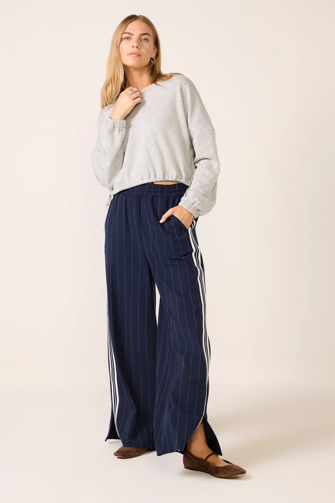 Keyara Tie Bottom Sweatshirt - Image 5