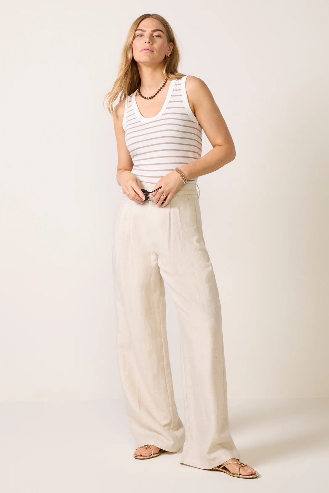 Khara Jersey Stripe Tank - Image 2