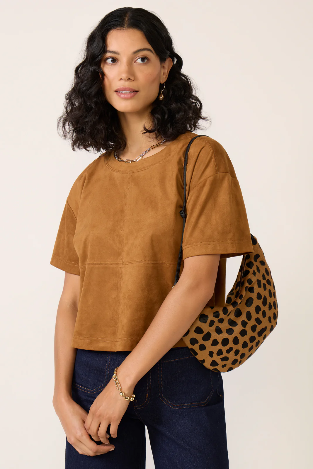 Kimberly Faux Suede Top - Image 5