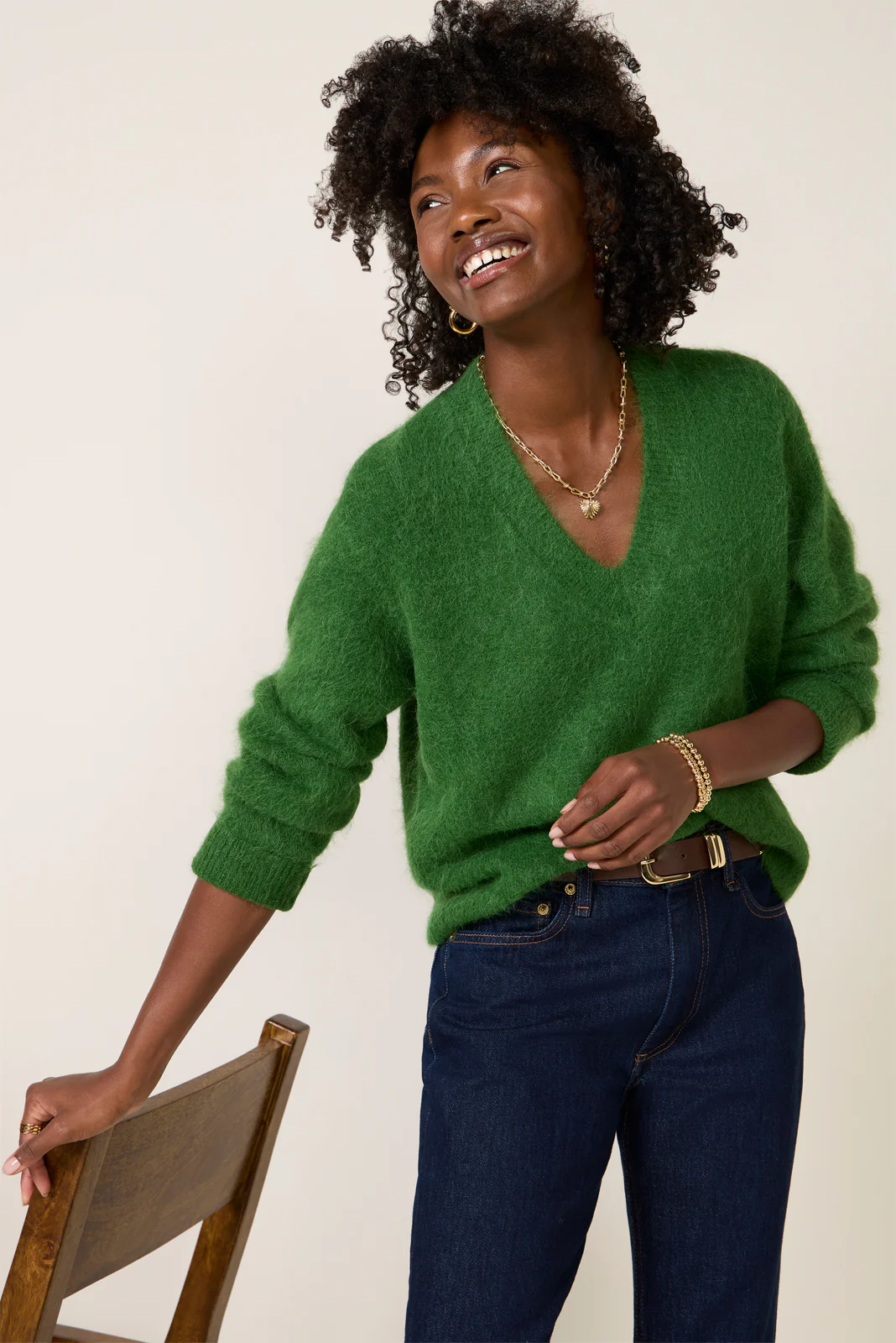 Kit V-Neck Sweater - Image 6