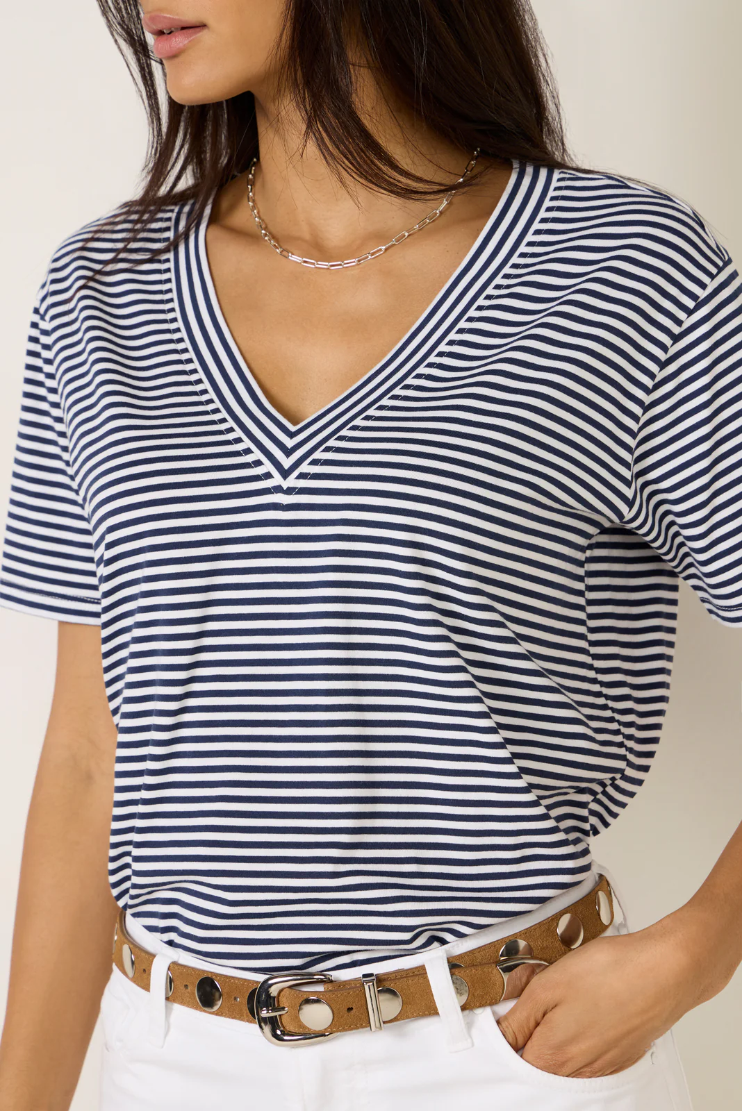 Kylie V Neck Tee - Image 3