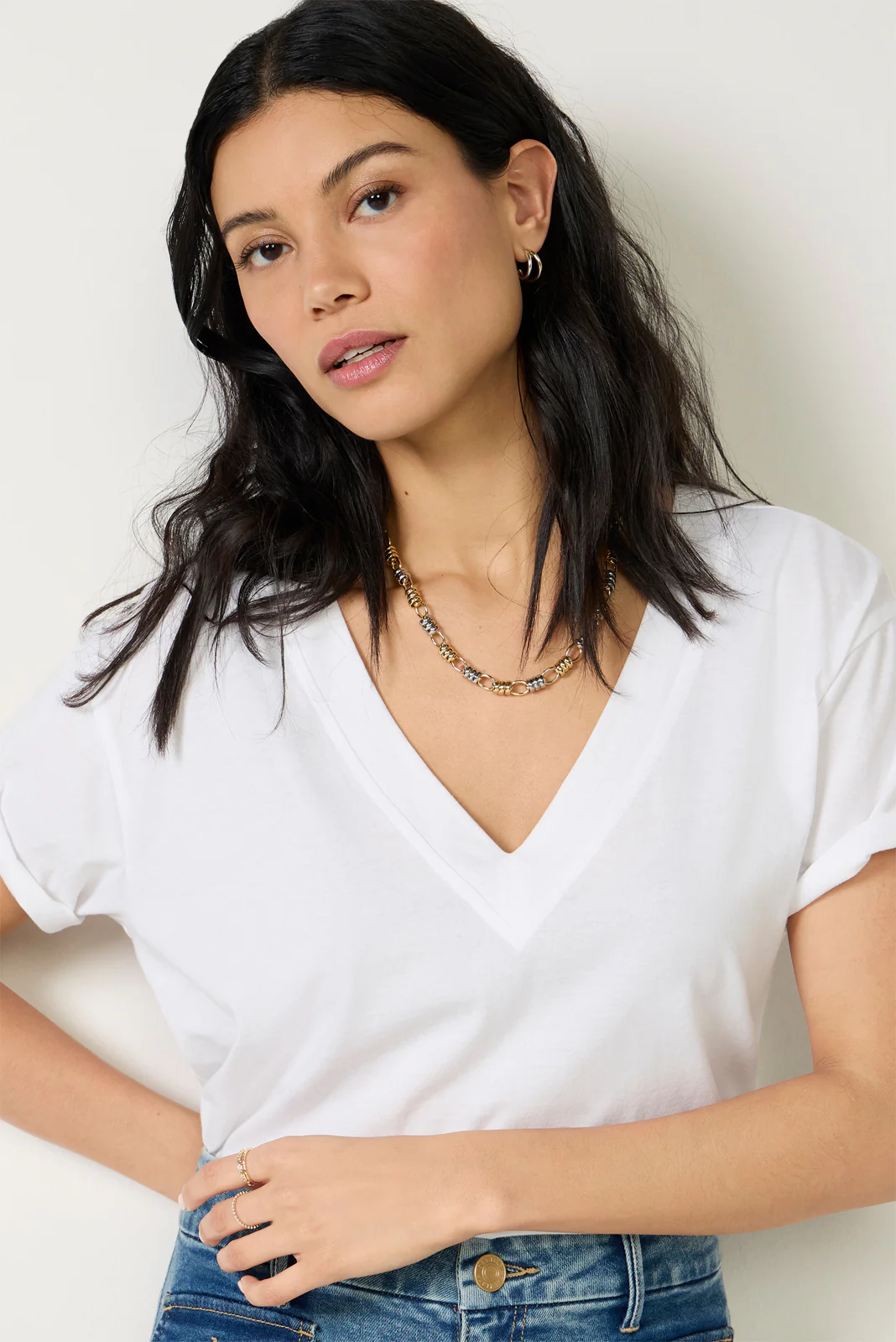 Kylie V Neck Tee - Image 3