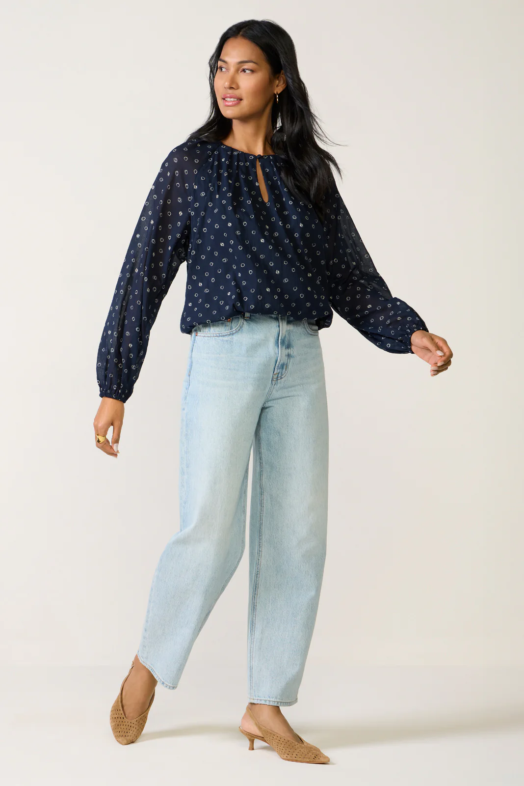 Laine Bubble Blouse - Image 2