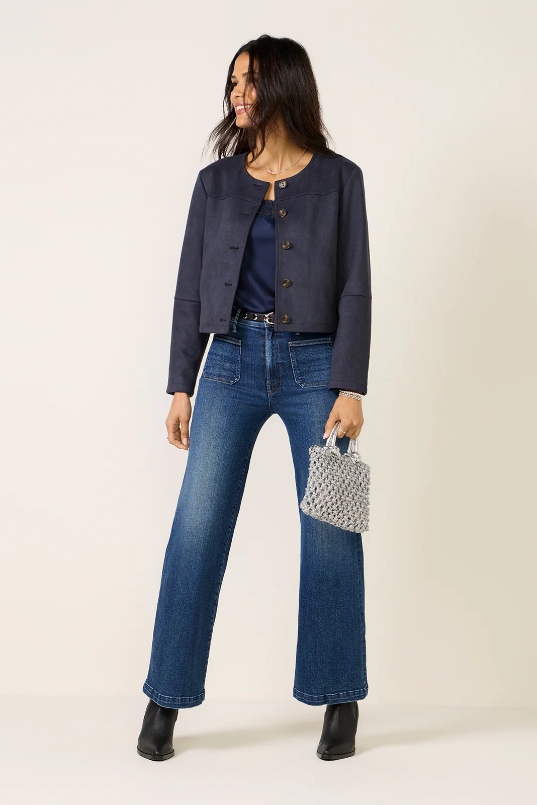 Lakyn Faux Suede Jacket - Image 2