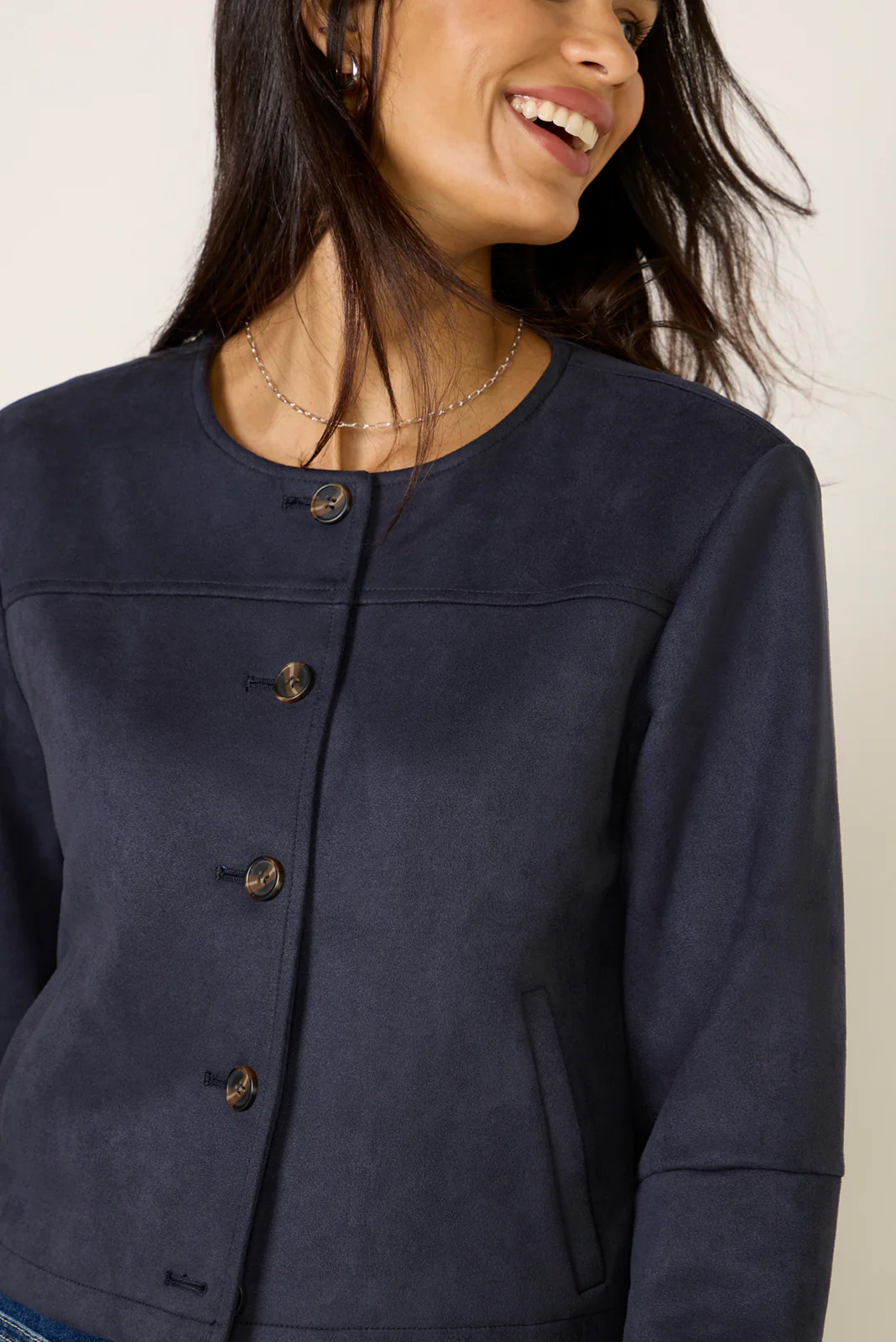 Lakyn Faux Suede Jacket - Image 3