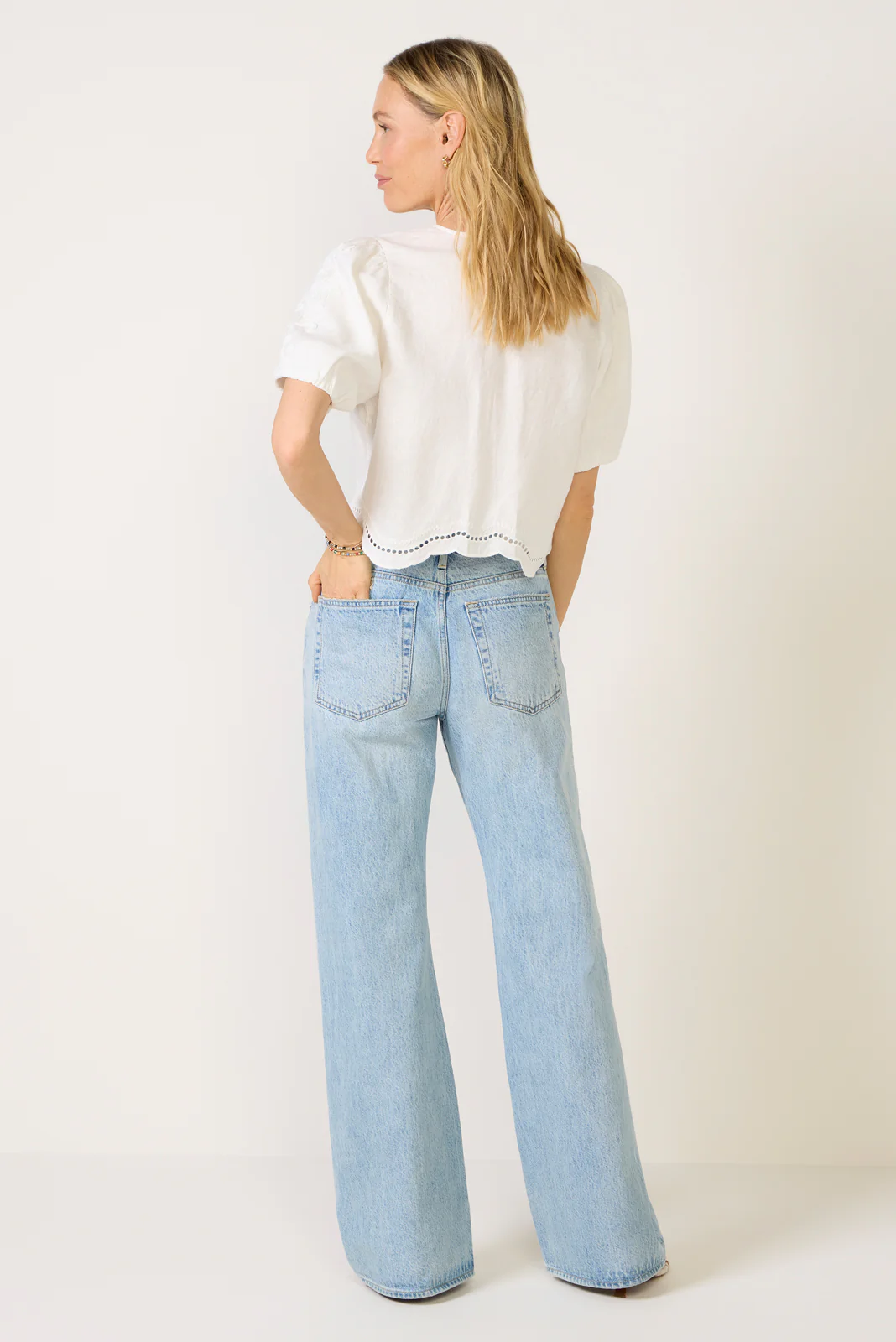 Larsen Wide Leg Jean - Image 4