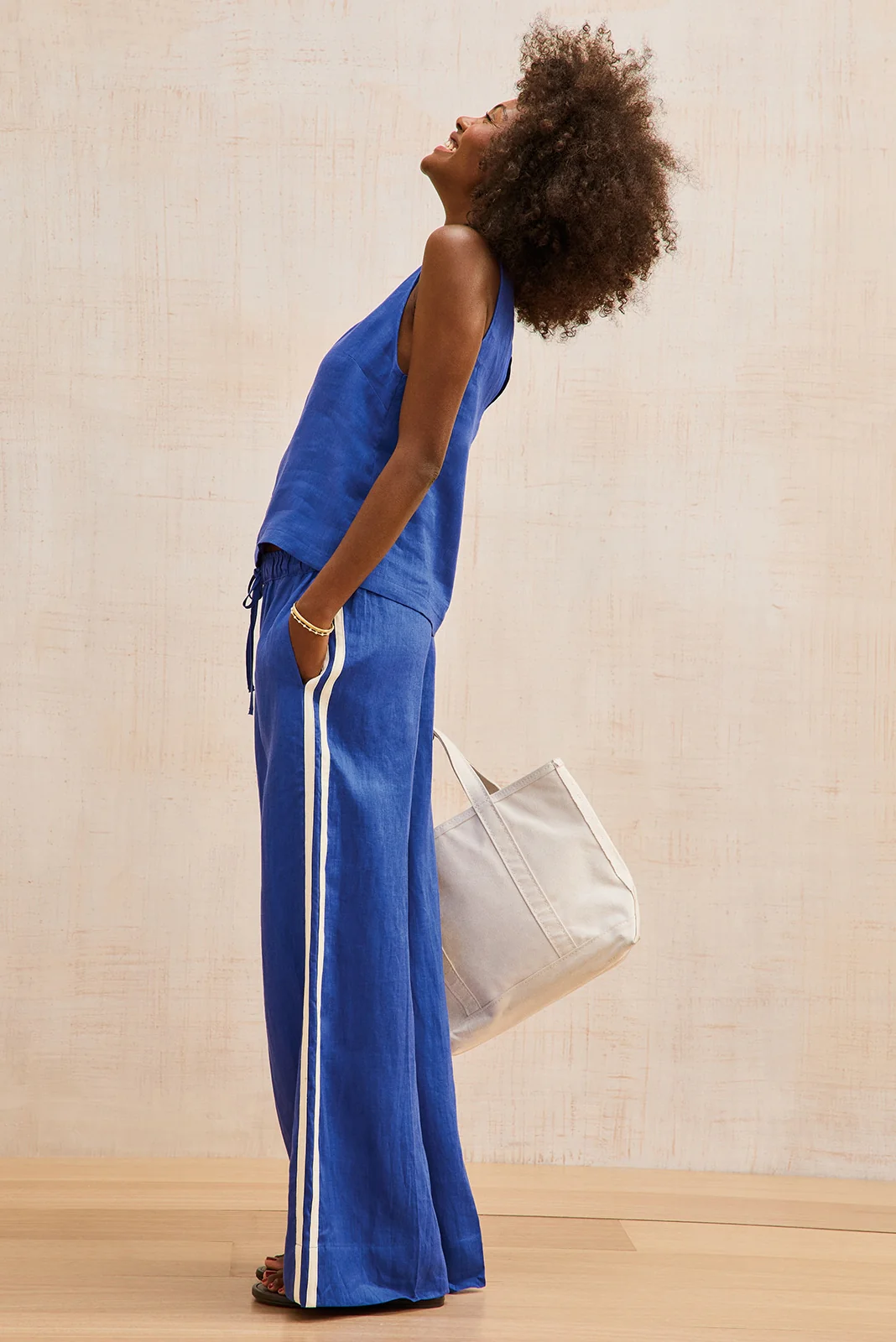 Leah Linen Track Pant - Image 7