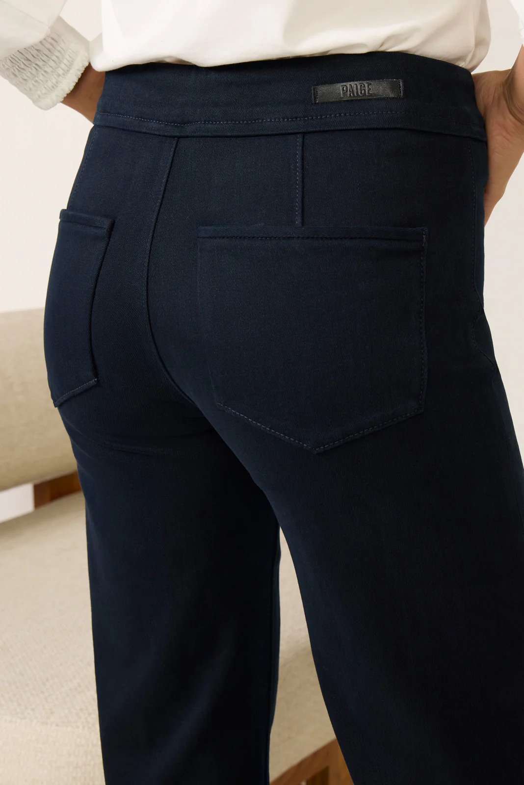 Leenah Welt Pocket Wide Leg Trouser - Image 3