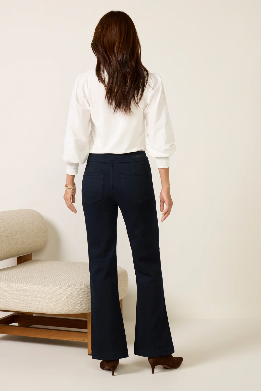 Leenah Welt Pocket Wide Leg Trouser - Image 4